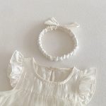 【66-90cm】ロンパース ベビー 女の子 スウィート チュール - 画像 (4)