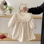 【66-140cm】ロンパース or ワンピース ベビー 女の子 小花柄 - 画像 (7)