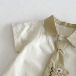 【66-90cm】半袖カバーオール ベビー シンプルコットン - 画像 (6)