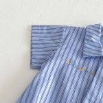 【66-90cm】ロンパース ベビー ストライプ フォマール - 画像 (6)