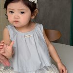 【73-110cm】セットアップ ベビー 女の子 韓国風 レース フラワー - 画像 (10)