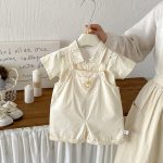 【73-100cm】サロペット or シャツ or ショートパンツ ベビー シンプル カートゥーン - 画像 (10)