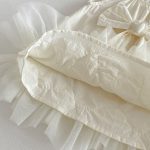 【73-100cm】ワンピース ベビー 女の子 蝶結び チュール ノースリーブ - 画像 (7)