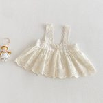 【66-90cm】2点セット ロンパース ベビー 花柄 レース - 画像 (7)