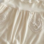 【66-90cm】カバーオール ベビ 女の子 レースフリル 丸襟 - 画像 (7)