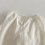 【73-100cm】ワンピース ベビー 女の子 蝶結び チュール ノースリーブ - 画像 (8)