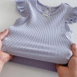 【66-90cm】セットアップ Tシャツ&サロペット ベビー 小花柄 フリルスリーブ - 画像 (8)