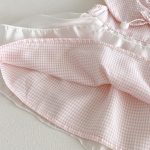 【66-90cm】ワンピース ベビー 女の子 チェック チュール スウィート - 画像 (9)