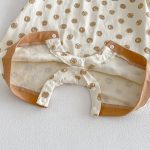 【66-90cm】カバーオール ベビー ドット柄 くまちゃん - 画像 (9)
