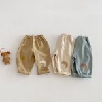 【73-120cm】パンツ ムーン柄 カジュアル 履きやすい ボトムス - 画像 (2)