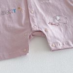 【66-90cm】カバーオール ベビー カジュアル ネクタイ付き - 画像 (9)