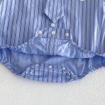 【66-90cm】ロンパース ベビー ストライプ フォマール - 画像 (9)