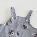 【66-90cm】セットアップ サロペット＆Tシャツ ベビー カートゥーン - 画像 (11)