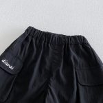 【73-100cm】シャツ or ショートパンツ ベビー ダブルポケット 英字 - 画像 (11)