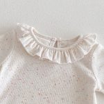 【66-90cm】セットアップ サロペット＆Tシャツ ベビー 女の子 フリル襟 大きめポケット - 画像 (11)