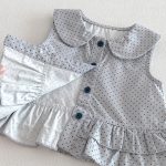 【73-100cm】シャツ or ショートパンツ ベビー 女の子 ドット ノースリーブ - 画像 (11)