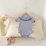 【66-90cm】ロンパース ベビー 女の子 おしゃれ フリル襟 - 画像 (19)