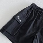 【73-100cm】シャツ or ショートパンツ ベビー ダブルポケット 英字 - 画像 (12)