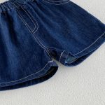 【73-100cm】シャツ or デニムショートパンツ ベビー 男の子 韓国風 ストライプ - 画像 (12)