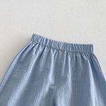 【73-100cm】セットアップ トップス&パンツ ベビー 女の子 小花柄 ノースリーブ レース裾 - 画像 (12)
