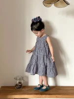 【80-150cm】キッズ チェク柄 セットアップ or ワンピース - 画像 (6)