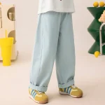 【90-160cm】パンツ 女の子 カジュアル ゆったり ノーカラー - 画像 (5)