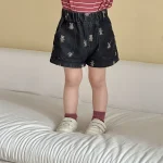 【80-150cm】ショートパンツ キッズ 男女兼用 熊柄 - 画像 (24)