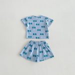 【80-130cm】セットアップ キッズ バイカラー 英字プリント - 画像 (11)