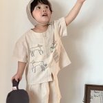 【80-150cm】セットアップ or ワンピース キッズ 刺繍 快適 - 画像 (11)