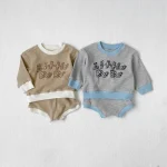 【66-90cm】セットアップ ベビー 韓国風 英字 お出かけに - 画像 (3)