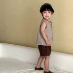 【80-150cm】セットアップ or ワンピース キッズ ストライプ - 画像 (10)