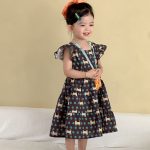 【80-150cm】セットアップ or ワンピース キッズ ドット - 画像 (5)