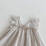 【80-120cm】ワンピース ストライプ フリル シンプル - 画像 (10)