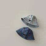 【GOODS】デニム ハット ハート 刺繍デザイン - 画像 (24)