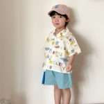 【80-150cm】セットアップ or ワンピース キッズ カートゥーンプリント - 画像 (6)