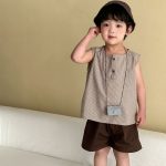 【80-150cm】セットアップ or ワンピース キッズ ストライプ - 画像 (11)