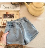 【80-130cm】ショートパンツ キッズ デニム 履きやすい - 画像 (8)