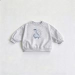 【90-160cm】キッズ カートゥーン プリント 男女兼用 トレーナー - 画像 (4)