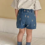 【80-150cm】ショートパンツ キッズ 男女兼用 熊柄 - 画像 (25)