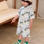 【80-150cm】セットアップ or ワンピース キッズ リゾート風 - 画像 (5)