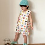 【80-150cm】セットアップ or ワンピース キッズ りんご総柄 - 画像 (10)