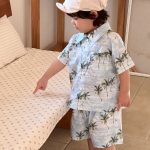 【80-150cm】セットアップ or ワンピース キッズ リゾート風 - 画像 (10)