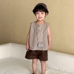 【80-150cm】セットアップ or ワンピース キッズ ストライプ - 画像 (6)