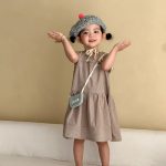 【80-150cm】セットアップ or ワンピース キッズ ストライプ - 画像 (5)