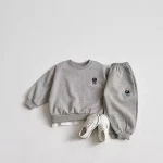 【73-120cm】セットアップ ベビー 熊柄 カジュアル - 画像 (8)