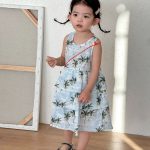【80-150cm】セットアップ or ワンピース キッズ リゾート風 - 画像 (12)