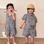 【80-150cm】ワンピース or セットアップ キッズ 韓国風 花柄 - 画像 (21)