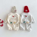 【73-100cm】セットアップ スマイル カジュアル 可愛い
