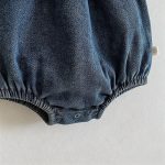 【66-90cm】ロンパース レース デニム ノースリーブ 赤ちゃん服 - 画像 (7)