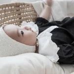 【66-90cm】ロンパース ベビー 女の子 半袖 韓国風 丸襟 - 画像 (5)
